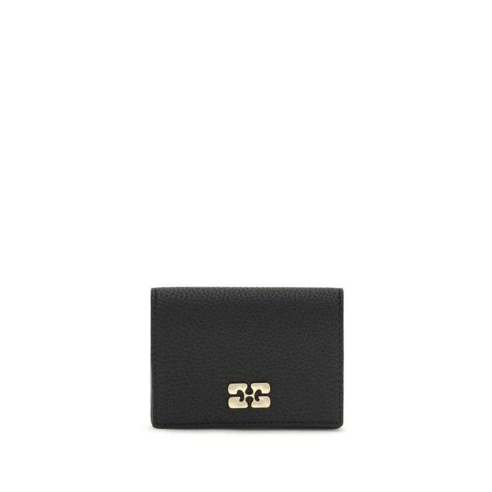Ganni Black Recycled Polyester Women's Wallet